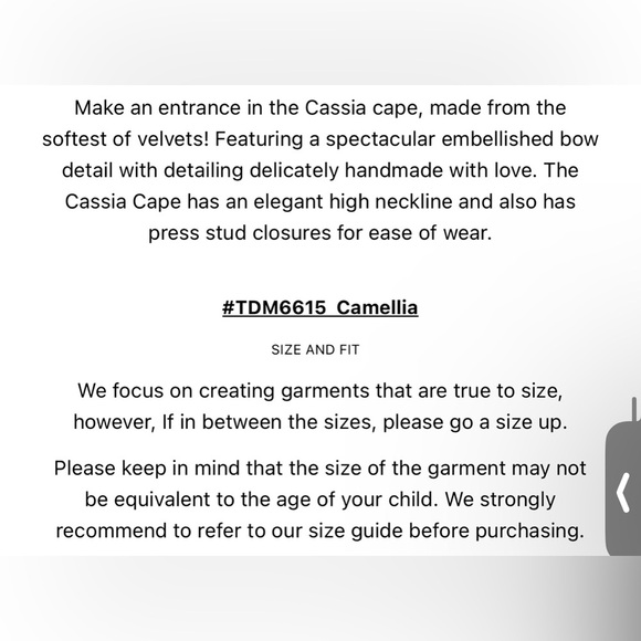 Tutu Du Monde Pink Cassia Cape with Embellishments - Picture 5 of 6